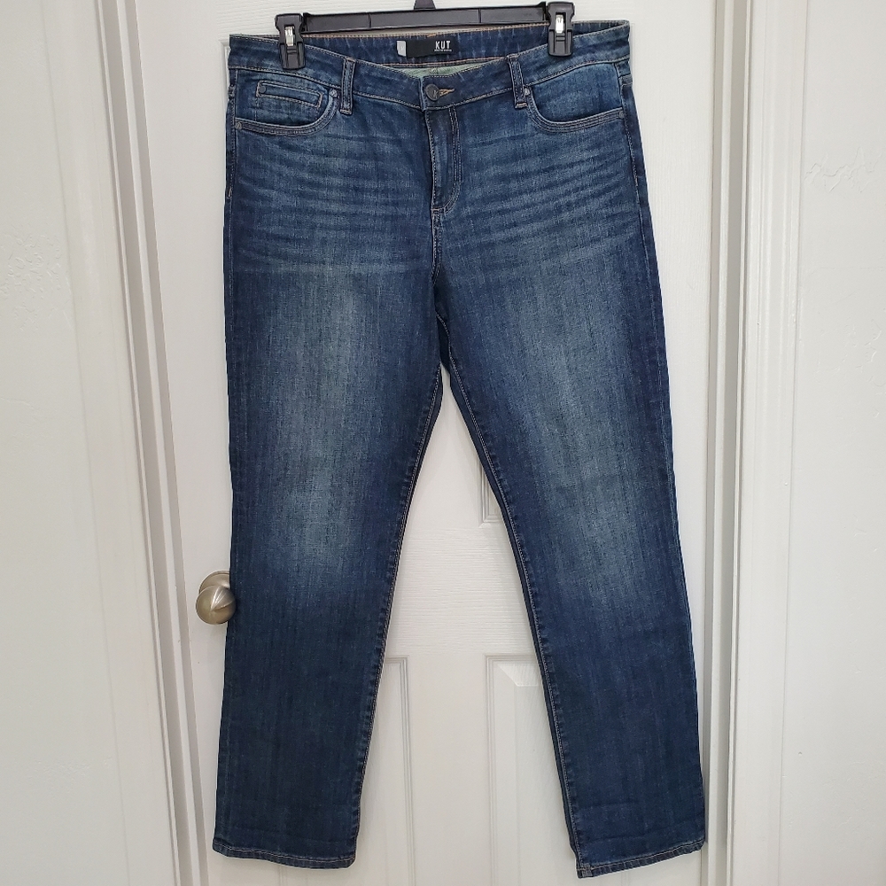 Kut From The Kloth Catherine Jeans Womens Size 14 Mid Rise Boyfriend